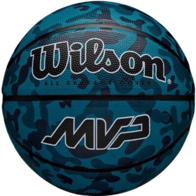 BASKETBALL WILSON MVP CAMO BSKT BLUE R.7