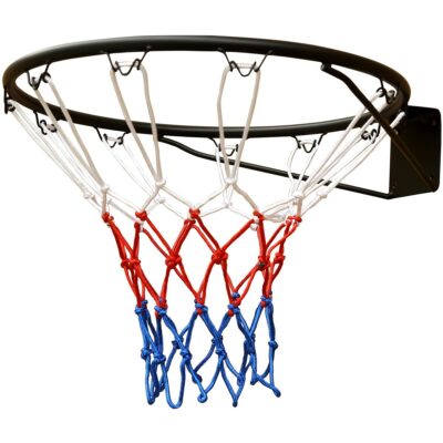 BASKETBALL HOOP WITH NET 11 HANDLES 45CM ENERO BLACK 1030814