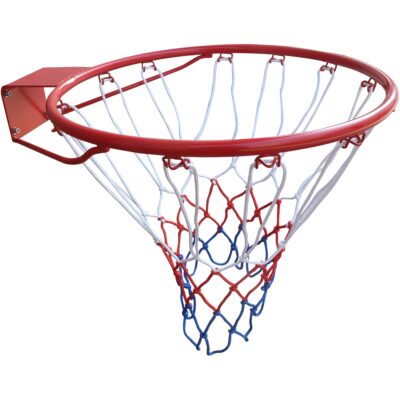 BASKETBALL HOOP WITH NET 45CM ENERO RED 1053639