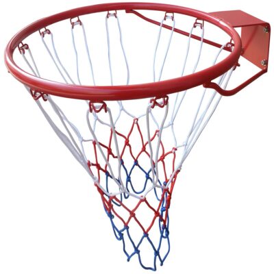 BASKETBALL HOOP WITH NET 38CM ENERO RED 1053646
