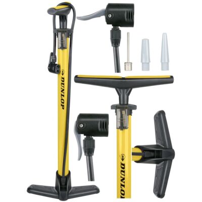 DUNLOP TYRE BIKE PUMP 174 PSI (12bar) YELLOW
