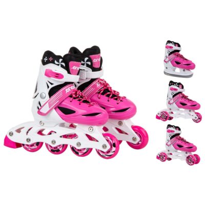 ROLLER SKATES - SKATES - SKATES 4IN1 ENERO 30-33 PINK