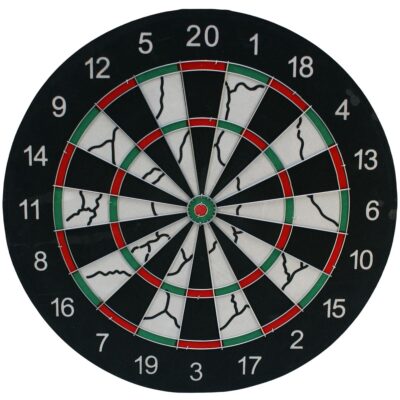 OUTDOOR CARDBOARD DART 45CM AND 6 ENERO DARTS