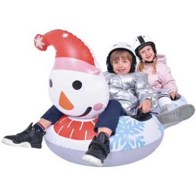 2-PERSON SNOWMAN INFLATABLE SLEighboard 138x74x80CM