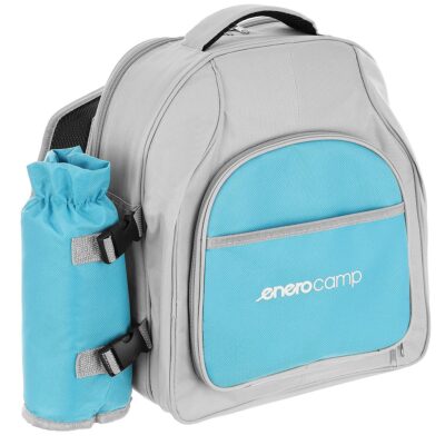 THERMAL PICNIC BACKPACK BLUE GREY 25L ENERO CAMP