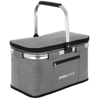 THERMAL FOLDING TRAVEL BASKET 24L GREY ENERO CAMP
