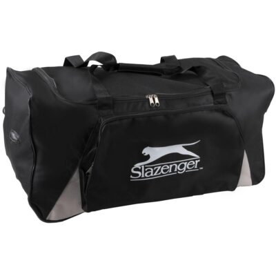 TRAVEL SPORTS BAG WITH WHEELS SLAZENGER BLACK