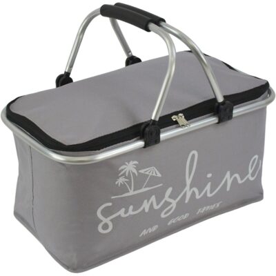 THERMAL FOLDING TRAVEL BASKET 35L REDCLIFFS GREY
