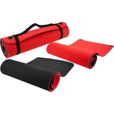 173x61x1CM PURE 2 IMPORVE TPE ORANGE BLACK EXERCISE MAT WITH OPENINGS