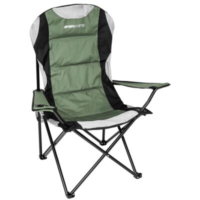 TOURIST FOLDING CHAIR LUX 60X60X105CM GREEN-BLACK