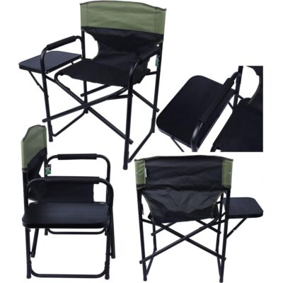 FOLDING TOURIST CHAIR WITH TABLE
