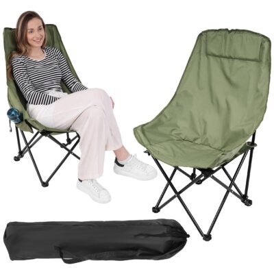 TOURIST FOLDING CHAIR 46X46X90CM GREEN