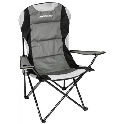 TOURIST FOLDING CHAIR LUX 60X60X105CM GREY-BLACK