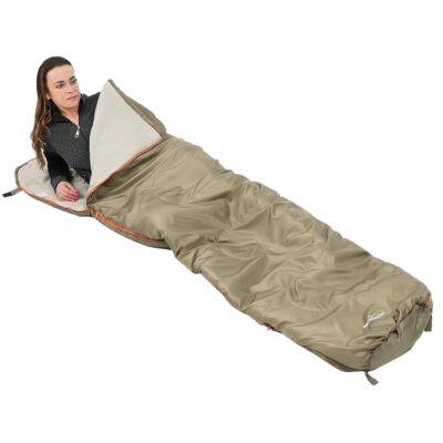 MUMIA XXL 230x80/50CM KHAKY REDCLIFFS TOURIST Sleeping Bag