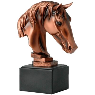 Cast figurine - horse head RFST2060