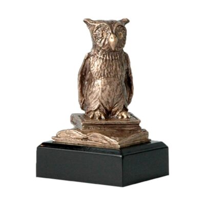 Cast figurine school - owl - science RTY630/BR