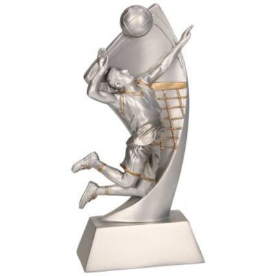 Cast figurine - volleyball