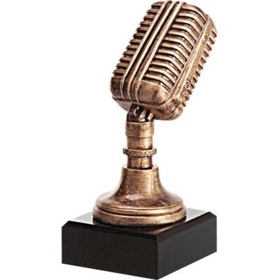 Cast figurine - microphone RFST2079/BR