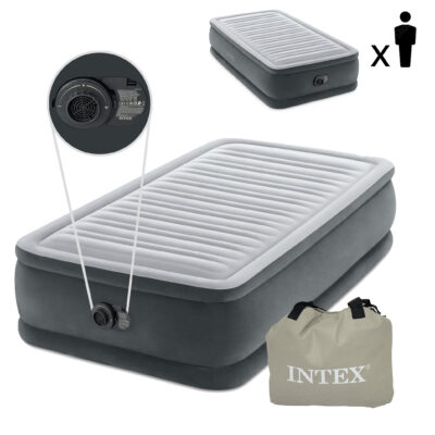 Single Air Mattress 191x99 cm with Pump INTEX DELUXE 64412ND