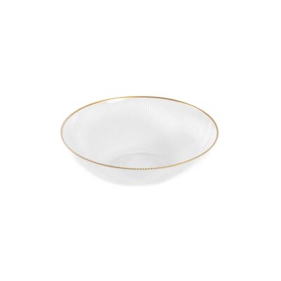Bowl | LYNN | gold-rimmed bowl large | 25x7 cm | 722509