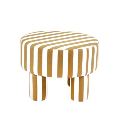 Puff | CHIARO | Beige and white | 50x50x37 cm | 741111