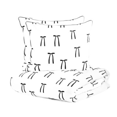 Bedding | CARNIVAL | cotton bows with black piping | 160x200 + 2*50x60 cm | 724787