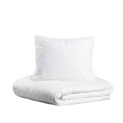 Bedding | KARUMI | microfibre white with embroidery | 140x200 + 1*50x60 cm | 725135