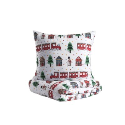 Bedding | STARLING | cotton with Christmas pattern | 140x200 + 1*70x80 cm | 700118