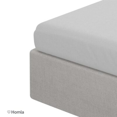 Серая сатиновая простыня | DANIELLE | 160X200CM | AW23 916278