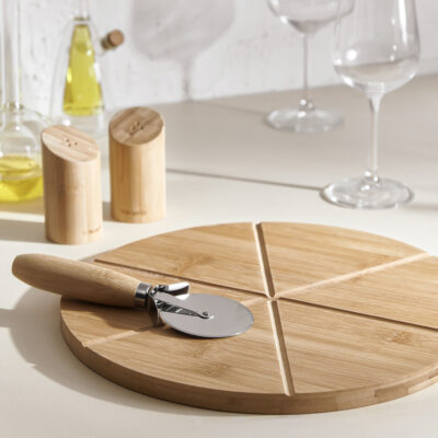 BAMBOU | pizza board with knife | 32 cm | ALL 958384