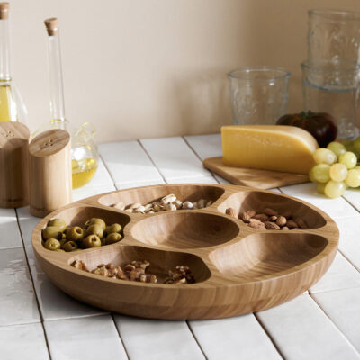 Блюдо | BAMBOU | бамбук с отделениями | 32 см | ALL 958407