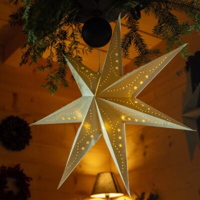Star | GALLA | openwork white with led | 984635