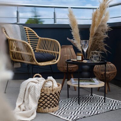 Стул | JARDIN | плетеный натуральный | 56x42x82 см | ALL 994825