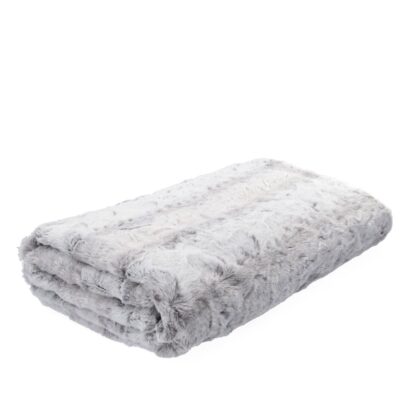 Blanket | MART | imitation rabbit fur blanket grey | 150x200 cm | 801544