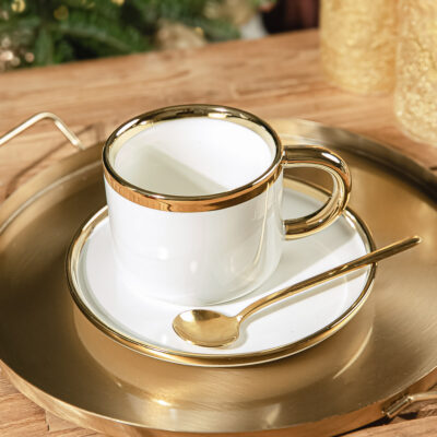 Cup | SINNES | white with saucer and spoon | 0.2 l | 806563