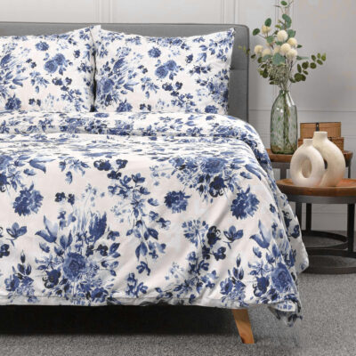 Bedding | SORLI | cotton blue floral | 220x200 cm | SS23 811697