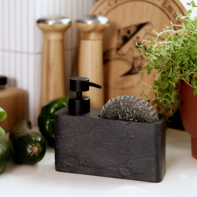 Dispenser | TEANA | black | 17x15 cm | 812106