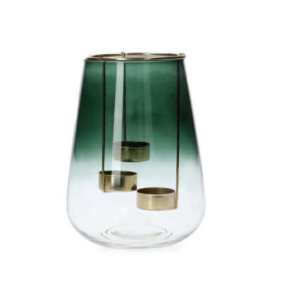 Lantern | GALIA | glass green | 15x20 cm | SS23 817538