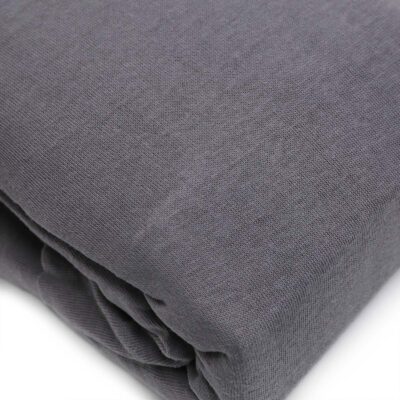 Bed sheet | CLAIRE | jersey grey | 90x200 cm | SS23 819662