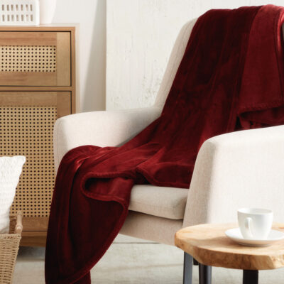 Blanket | ROTE | maroon | 150x200 cm | ALL 824345