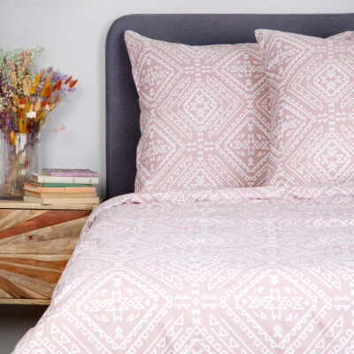 Bedding | LILLE | microfibre pink patterned | 160x200 cm | SS23 843384