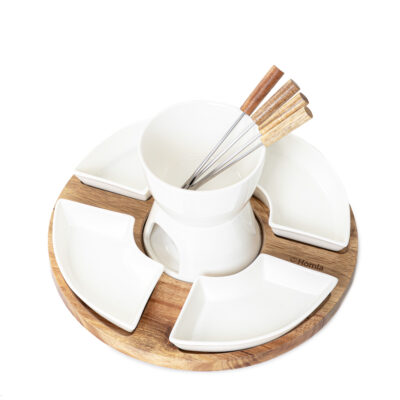 Fondue set | MOOKA | with rotating base | 27x13 cm | ALL 844169