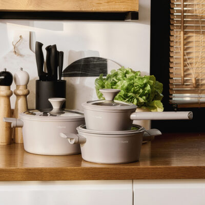 Pots set | TRISTAN | grey | 6 el. | ALL 845890