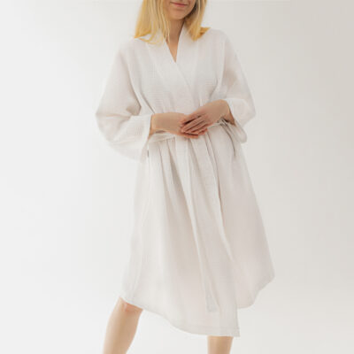 Халат | VAFFEL | белый | S/M | SS23 846002