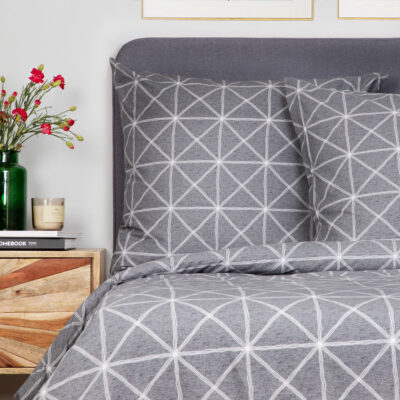 Bedding | FELIX GREY | cotton grey | 160x200 cm | SS23 851648