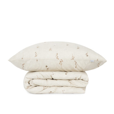 Bedding | REM | cotton beige floral | 160x200 cm | AW23 852492