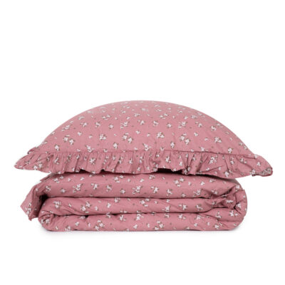 Bedding | MIRYA | cotton floral frilled pink | 160x200 cm | AW23 853833