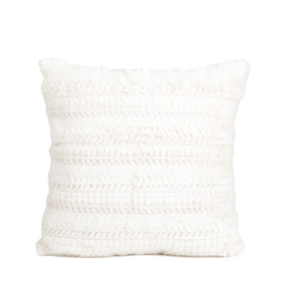 Pillowcases | MARIL | with faux fur ecru | 45x45 cm | 854632