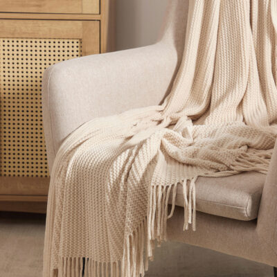 Blanket | CHENILLE | ecru chenille | 130x170 cm | 856230