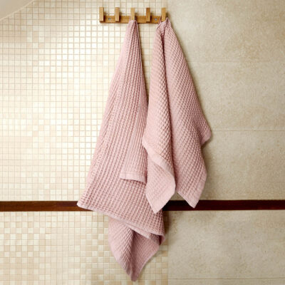 Towel | VAFFEL | pink | 70x130cm | AW23 860657